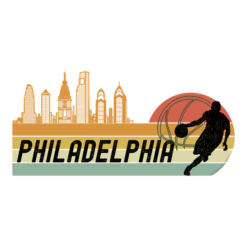 Basketball Fans Philadelphia Cityscape Bomber Jacket by Kuwannin528 | Artistshot