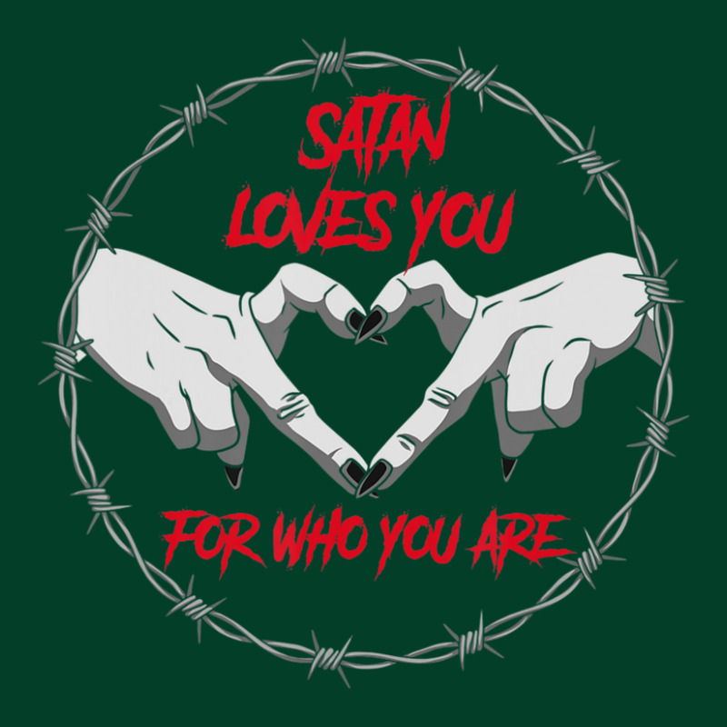 Satan Loves You For Who You Are Devil Satanic Goth Pagan Beanie by cm-arts | Artistshot