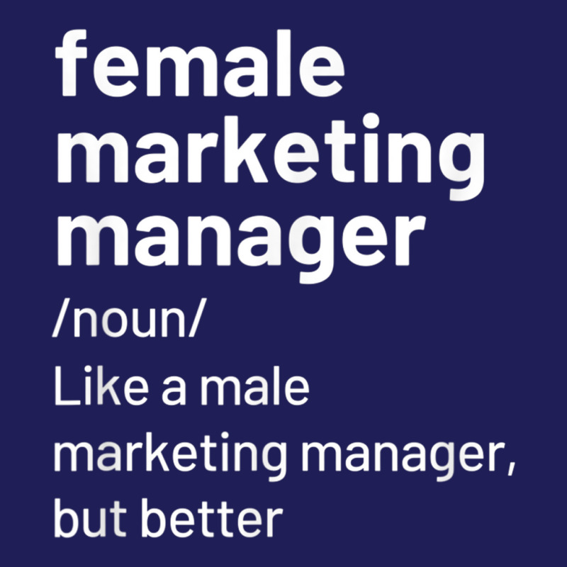 Female Marketing Manager Definition T Shirt Beanie by cm-arts | Artistshot