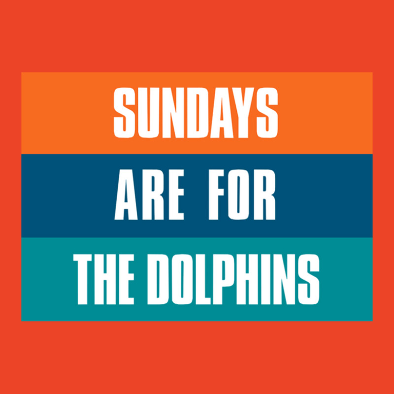 Sundays Are For The Dolphins Miami Footbal Beanie | Artistshot