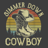 Simmer Down Cowboy Hat Western Country Music T Shirt Beanie | Artistshot