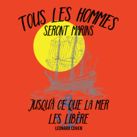 Leonard Cohen Tous Les Hommes Seront Marins  Suzanne Premium Scoop Beanie | Artistshot