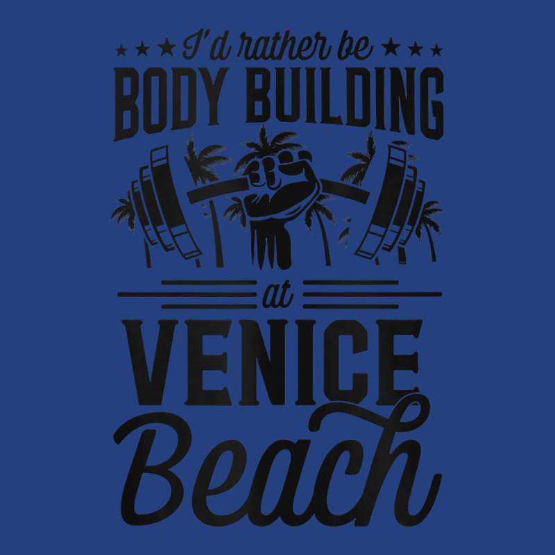 I'd Rather Be Body Building At Venice Weight Lifting Tank Top Visor Hat | Artistshot