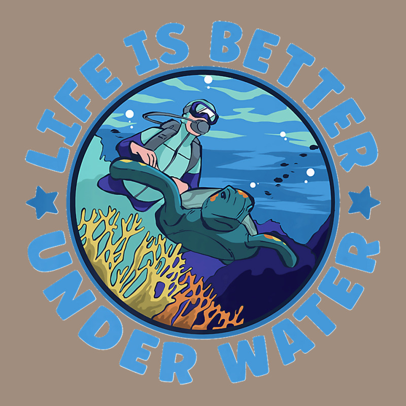 Life Is Better Under Water Marine Biology Scuba Diver Premium T Visor Hat | Artistshot