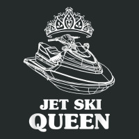 Jet Ski Queen   Beach Water Sports Jet Skiing Skier T Shirt Women's Triblend Scoop T-shirt | Artistshot