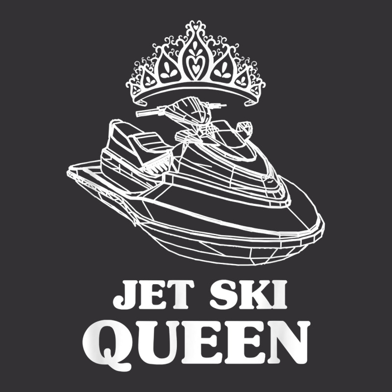 Jet Ski Queen   Beach Water Sports Jet Skiing Skier T Shirt Vintage Short by emaliekrein | Artistshot