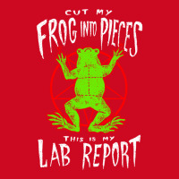 Cut My Frog Into Pieces This Is My Lab Report Pom Pom Beanie | Artistshot