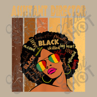 Assistant Director Afro African American Black History Month Painting Sun Shade Cap | Artistshot