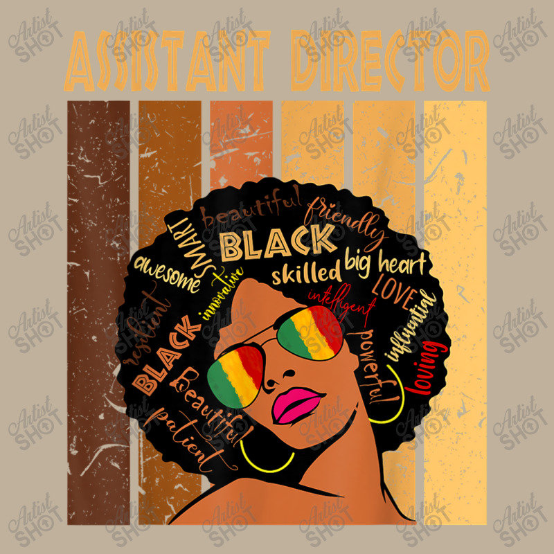 Assistant Director Afro African American Black History Month Painting Sun Shade Cap by TyrellDesign | Artistshot