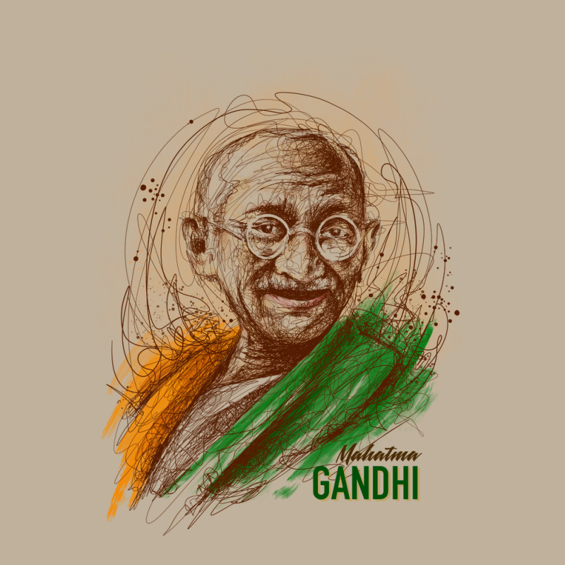 Mahatma Gandhi Jayanti Scribble Art Sun Shade Cap | Artistshot