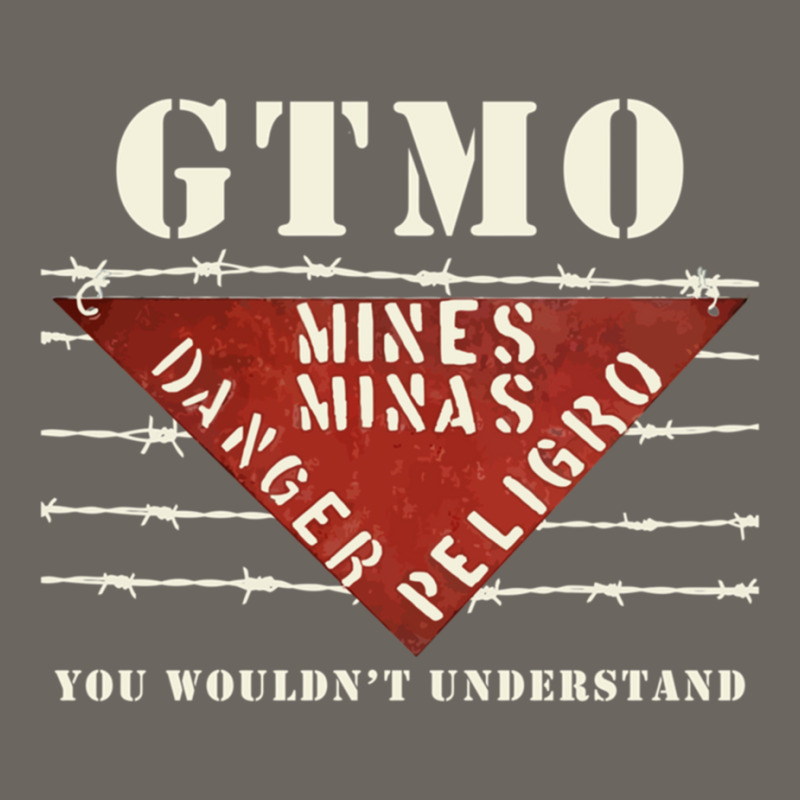 Gtmo Land Mine Barbed Wire Sign  Guantanamo Bay Cuba Sun Shade Cap | Artistshot