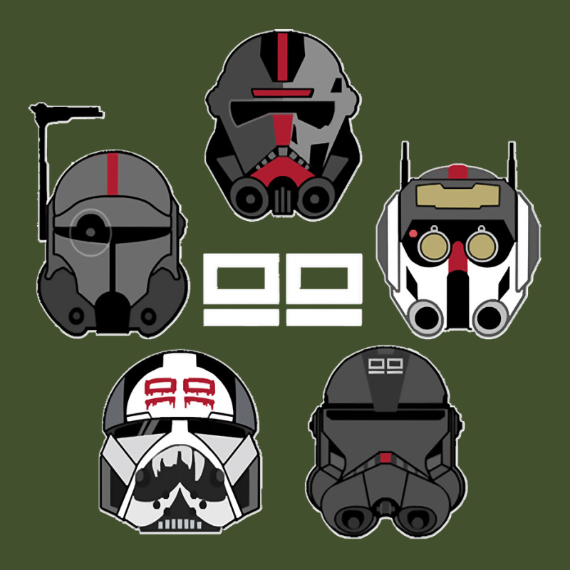 He Bad Batch With Echo Version 2t Clone Force 99 Dopeyart Sun Shade Cap by cm-arts | Artistshot