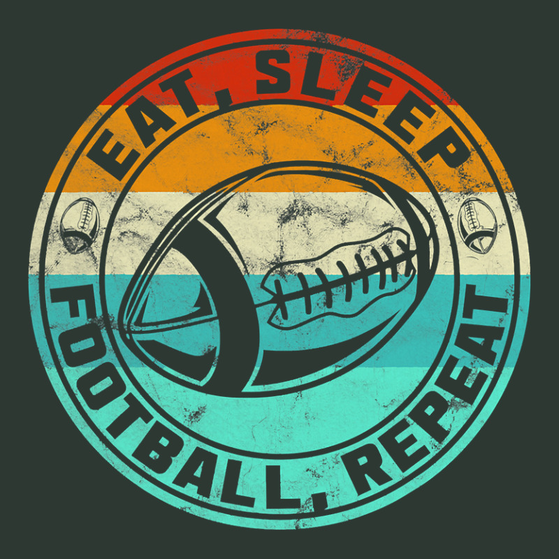 Football Eat Sleep Football Repeat American Football Mesh Back Trucker Hat by peafowl | Artistshot