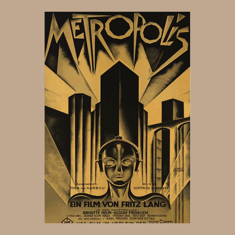 Metropolis Fritz Lang 1926  Vintage Movie Poster Bw Mesh Back Trucker Hat by cm-arts | Artistshot