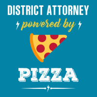 District Attorney Powered By Pizza Funny Gift Retro Trucker Cap | Artistshot