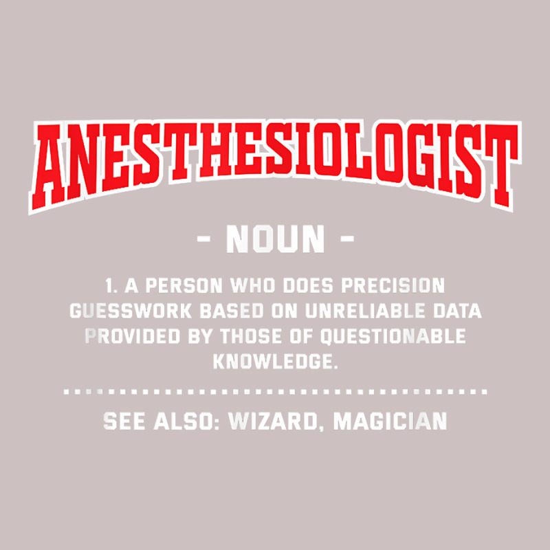 Anesthesiologist Definition Funny Anesthetist Humor T Shirt Retro Trucker Cap | Artistshot