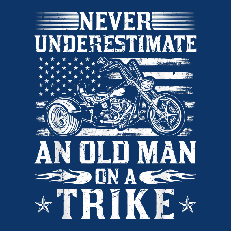 Never Underestimate An Old Man On A Trike Motorcycle T Shirt Seamless Cap by corni3t6 | Artistshot