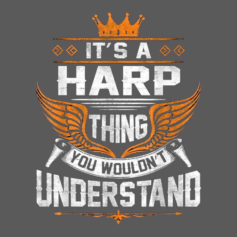 Musical Harpist Orchestra Funny Sarcastic It's A Harp Thing T Shirt Seamless Cap | Artistshot