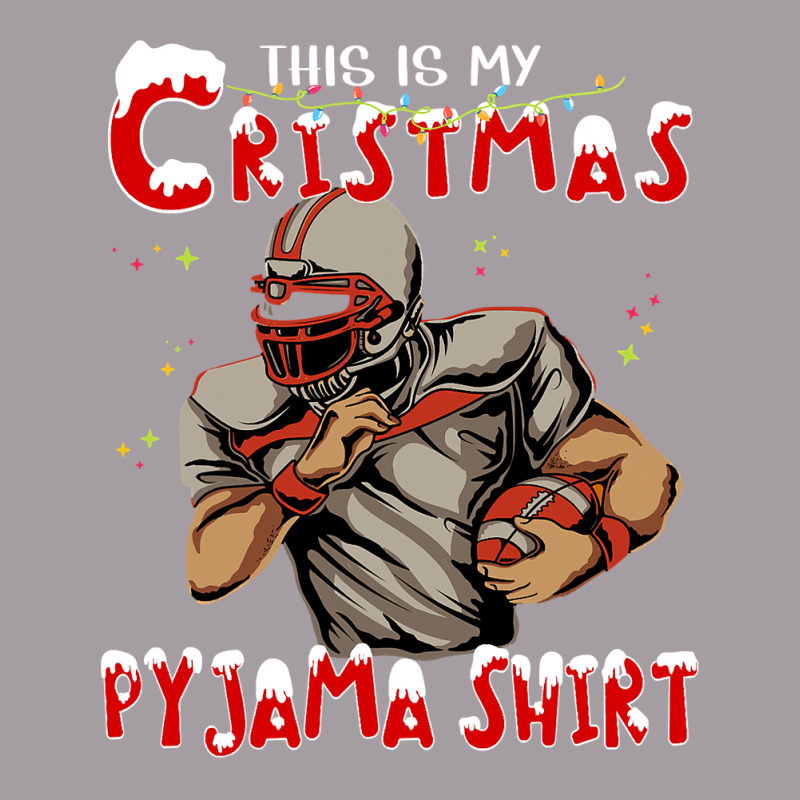 Football This Is My Christmas Pajama Funny Xmas Football Player 446 Seamless Cap by hopelessoon | Artistshot