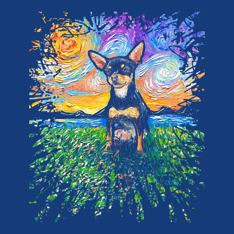 Chihuahua T  Shirt Short Hair Black And Tan Chihuahua Night Foam Snapback hat by rgibson131 | Artistshot