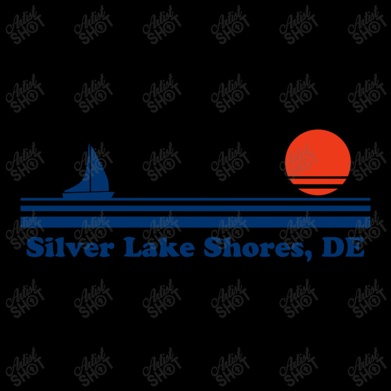 Silver Lake Shores, De   Sailboat Sunrise   Silver Lake Shores Delawar 5 Panel Snapback Cap | Artistshot