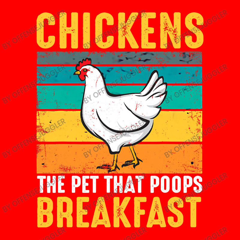 Chicken Cock Funny Chicken Chickens The Pet That Poops Breakfast 336 H 5 panel snapback cap by offensejuggler | Artistshot