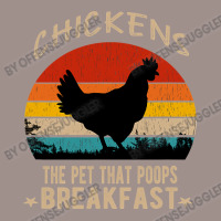 Chicken Cock Chickens The Pet That Poops Breakfast Funny Chicken Sayin 5 Panel Snapback Cap | Artistshot