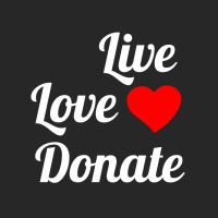 Live Love Donate White Men's T-shirt Pajama Set | Artistshot