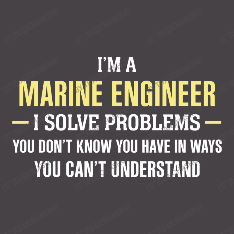 Marine Engineer I Solve Problems Funny Gift 5 panel snapback cap by thanchashop | Artistshot