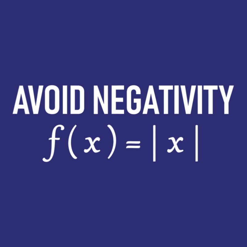 Humorous Avoid Negativity Math Equation Men Women Snapback Trucker Cap by cm-arts | Artistshot