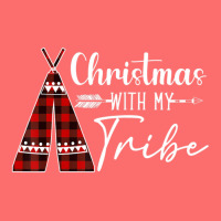 Christmas With My Tribe Buffalo Plaid Matching Family Snapback Trucker Cap | Artistshot