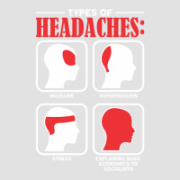 Types Of Headaches Explaining Basic Economics Pro Capitalism Sweatshir Foam Trucker Hat | Artistshot