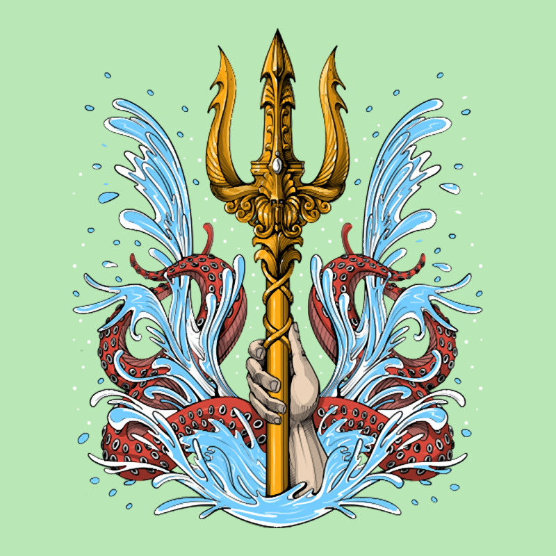 Poseidon Trident, Poseidon Trident Painting, Poseidon Trident Vintage, Dyed Cap | Artistshot