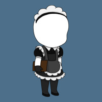 Slenderman Maid Chibi Dyed Cap | Artistshot