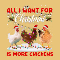 All I Want For Christmas Is More Chickens Santa Hat Lights Dyed Cap | Artistshot