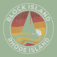 Block Island Rhode Island Vintage Sailboat 70s Retro Sunset Urban Heavy T-shirt | Artistshot