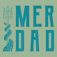 Mens Merdad  Trident Mermaid Dad 1 Urban Heavy T-shirt | Artistshot