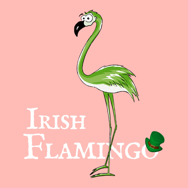 Funky Irish Flamingo Green Bird St Pattys Day Urban Heavy T-shirt by ScottArtist | Artistshot