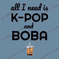 All I Need Is K Pop And Boba Bubble Tea Funny Urban Heavy T-shirt | Artistshot