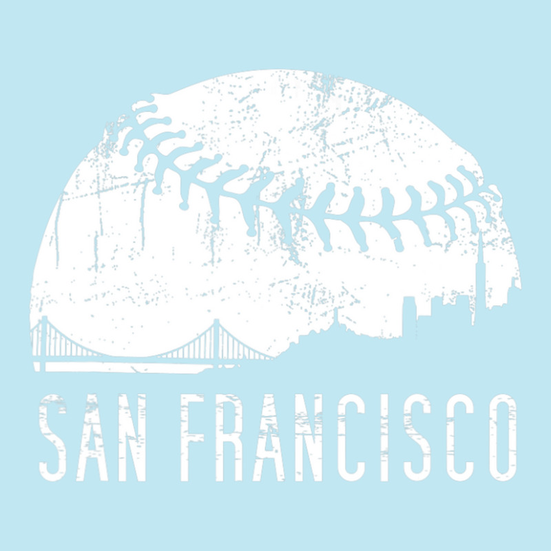 Limited Edition Sf City Skyline San Francisco City Baseball Urban Heavy T-shirt | Artistshot