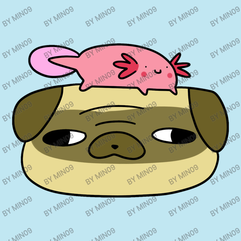 Pug Face And Axolotl Urban Heavy T-shirt | Artistshot