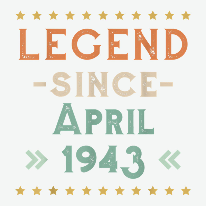 Vintage Legend Since April 1943 Birthday Men Women T Shirt Urban Pullover Hoodie | Artistshot