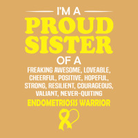 Proud Sister Of An Endometriosis Awareness Warrior Urban Pullover Hoodie | Artistshot