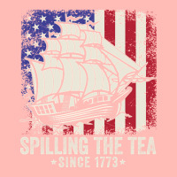 Spilling The Tea Since 1773 Funny American Us Flag History Teacher Urban Pullover Hoodie | Artistshot