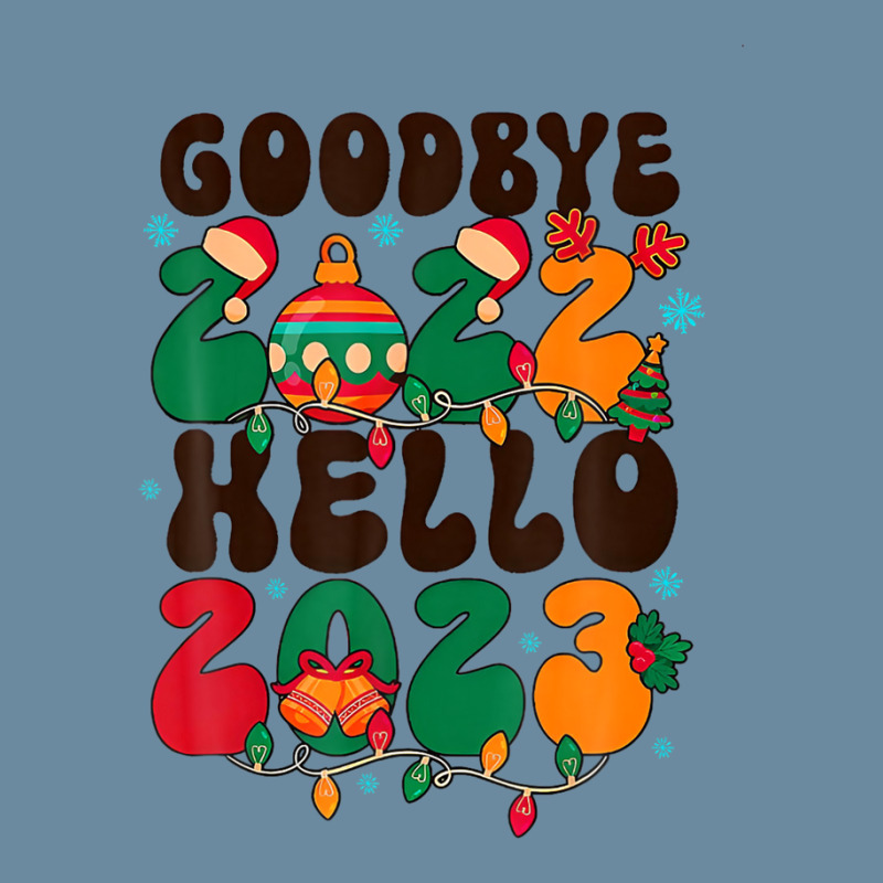 Goodbye 2022 Hello 2023 Happy New Year 2023 Christmas Groovy Urban Pullover Hoodie | Artistshot