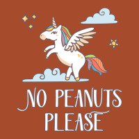 No Peanuts Please  Unicorn Theme For Peanut Allergy Kids Leatherette Tumbler | Artistshot