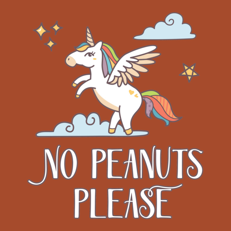 No Peanuts Please  Unicorn Theme For Peanut Allergy Kids Leatherette Tumbler | Artistshot