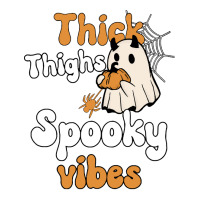 Thick Thighs Spooky Vibes Thick Thighs Spooky Vibes - Retro Groovy Vin Bomber Jacket | Artistshot