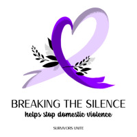 Breaking The Silence Helps Stop Domestic Violence (survivors Unite) Bomber Jacket | Artistshot