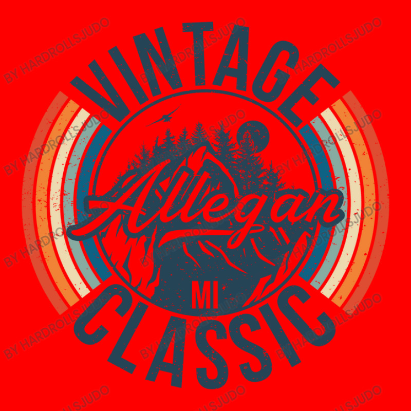 I Love Allegan Michigan Retro Vintage Classic Limited Edition Bomber Jacket | Artistshot